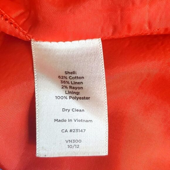 TALBOTS Khaki Striped Skirt - Size 6P - Picture 7 of 7